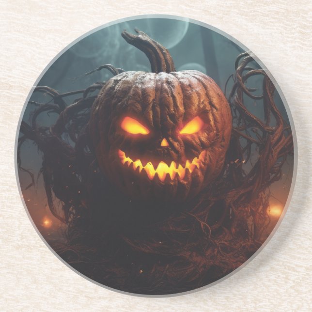 Evil Pumpkin Coaster (Front)