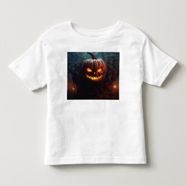 Evil Pumpkin Toddler T-Shirt (Front)