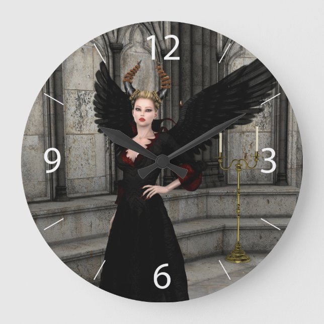 Evil Queen Large Clock (Front)