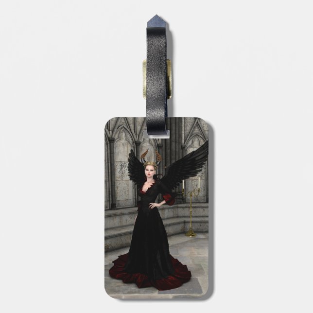 Evil Queen Luggage Tag (Back Vertical)