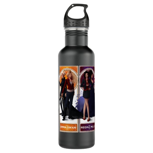 Evil Queen Once Upon A Time regina mills Musian Lo 710 Ml Water Bottle (Front)
