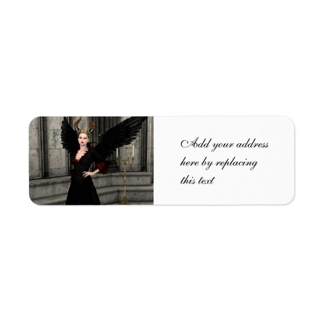 Evil Queen Return Address Label (Front)