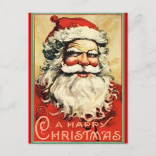 Evil Santa Claus Postcard