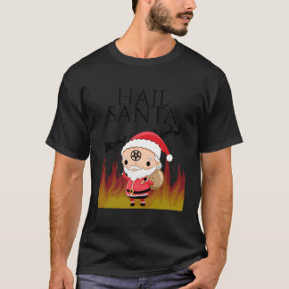 Evil Santa Hail Santa Occult For Christmas T-Shirt