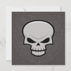 Evil Skull Design Holiday Card