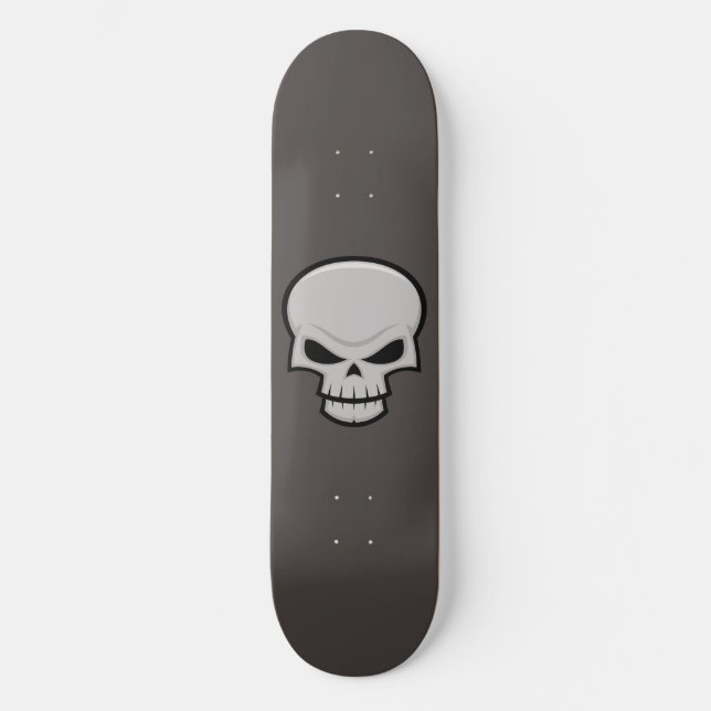 Evil Skull Design Skateboard (Front)