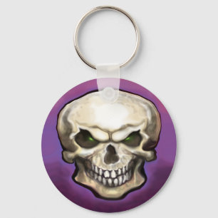 Evil Skull Key Ring