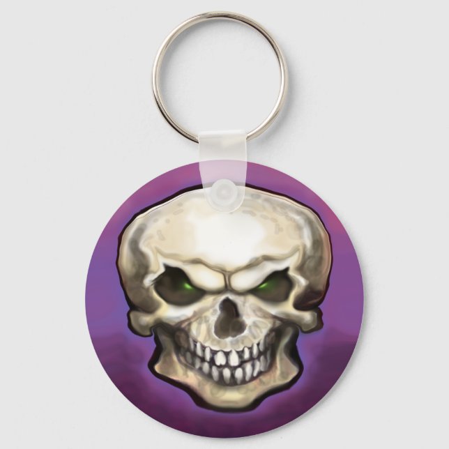 Evil Skull Key Ring (Front)