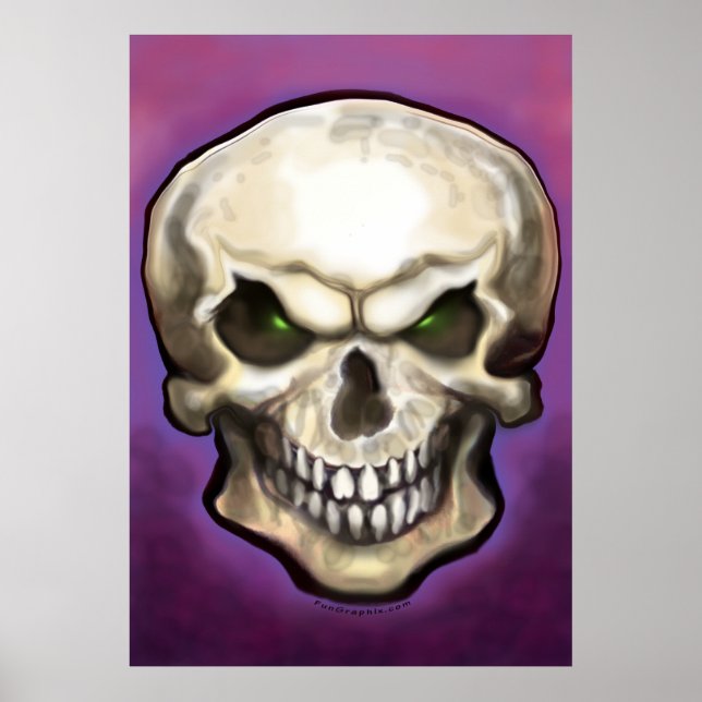 Evil Skull Poster (Front)