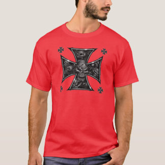 Evil Skulls Iron Cross T-Shirt