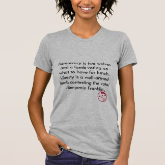 Evil Smile, Democracy is two wolves and a lamb ... T-Shirt