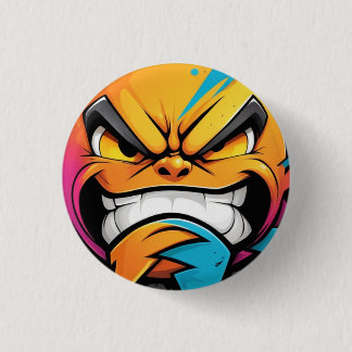 Evil Smile Design 1 3 Cm Round Badge