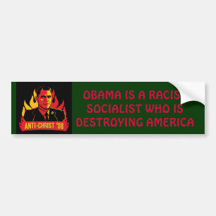 Evil Socialist Obama Bumper Sticker