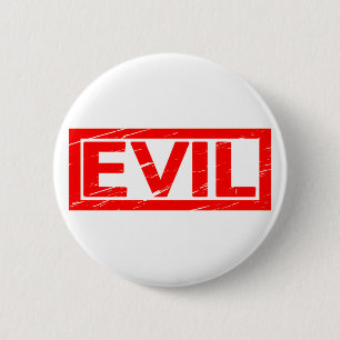 Evil Stamp 6 Cm Round Badge