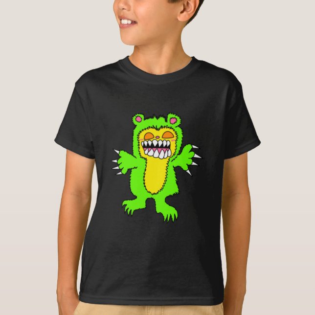 Evil Teddy Bear Kid Shirt (Front)