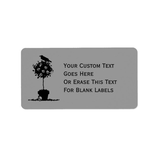 Evil Topiary Coordinates Label (Front)
