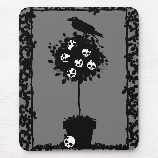 Evil Topiary Coordinates Mouse Pad (Front)