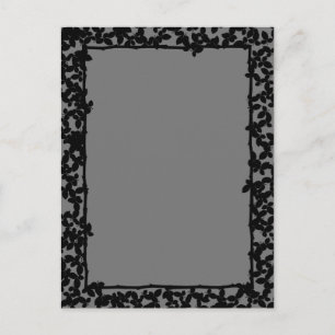 Evil Topiary Coordinates Postcard