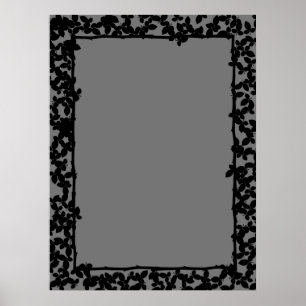 Evil Topiary Coordinates Poster