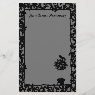 Evil Topiary Coordinates Stationery