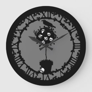Evil Topiary Large Clock
