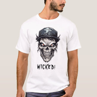 Evil Wicked Undead Zombie Character  T-Shirt