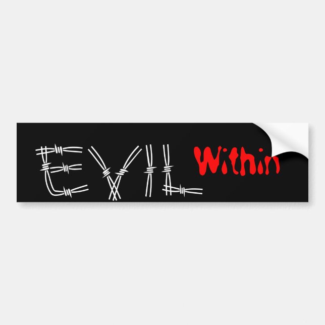 EVIL, Within Bumper Sticker (Front)