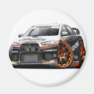 Evo Race Car Magnet