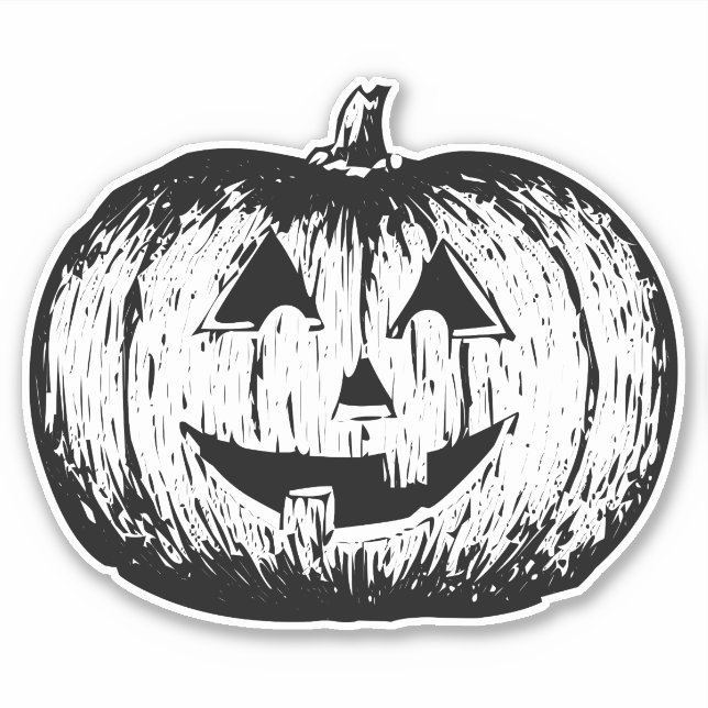 Evoke Nostalgia of Halloween: Carved Pumpkin (Front)