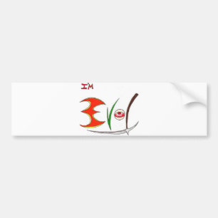 evol bumper sticker