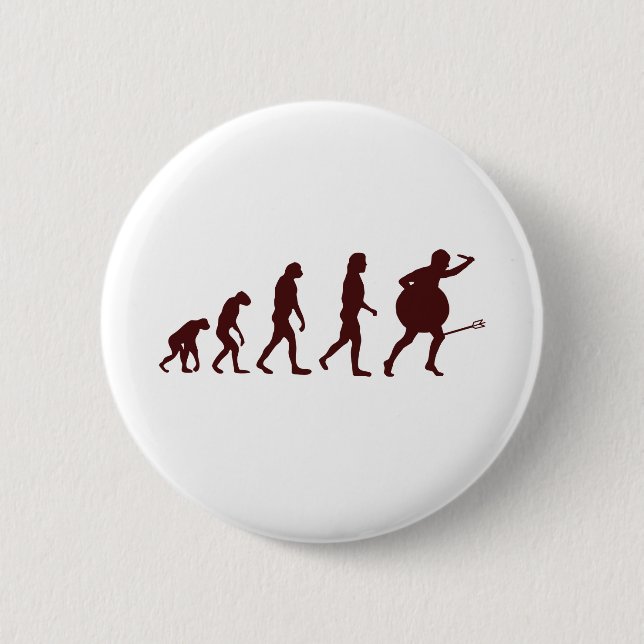 Evolution Arrow 6 Cm Round Badge (Front)