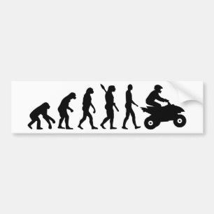 Evolution ATV Quad Bumper Sticker