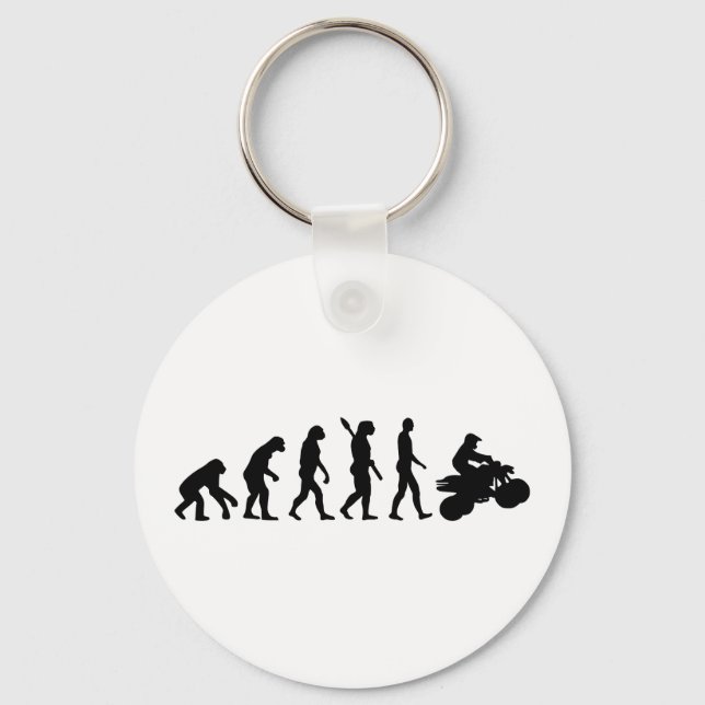 Evolution ATV Quad Racing Key Ring (Front)