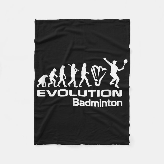 Evolution Badminton  Fleece Blanket (Front)