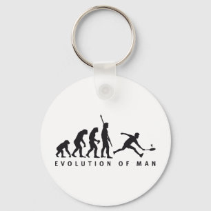 evolution badminton key ring