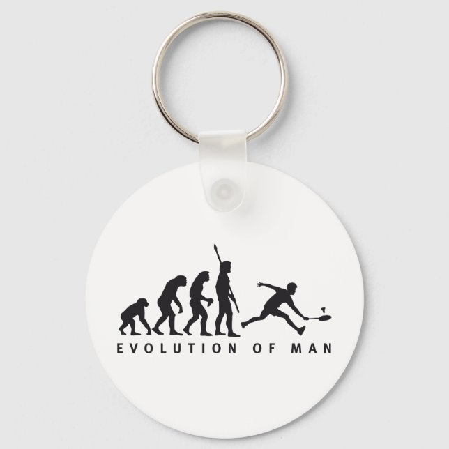 evolution badminton key ring (Front)
