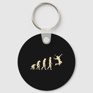 Evolution Badminton Player Shuttle Racket 1 Key Ring
