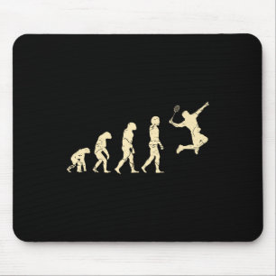 Evolution Badminton Player Shuttle Racket  Mouse Pad
