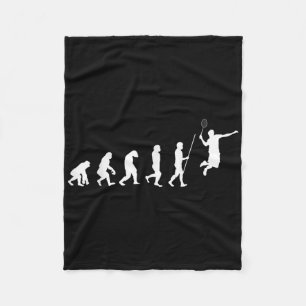 Evolution Badminton _ Shuttle _ Badminton Player G Fleece Blanket