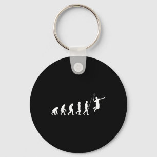 Evolution Badminton _ Shuttle _ Badminton Player G Key Ring