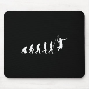 Evolution Badminton _ Shuttle _ Badminton Player G Mouse Pad
