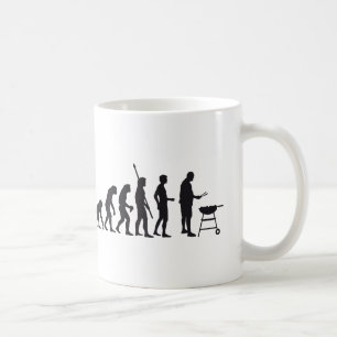 evolution barbecue coffee mug
