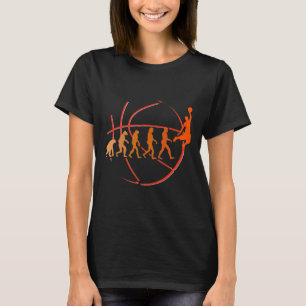 Evolution Basketball Player Ball Game Hoops T-Shirt