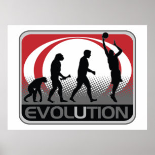Evolution Basketball Poster