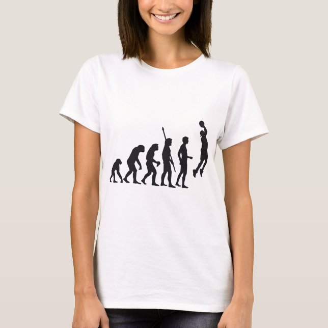 evolution basketball T-Shirt (Front)