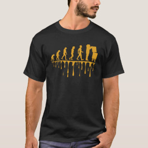 Evolution Beekeeper Bee Beekeeper Honey Bees Hive T-Shirt