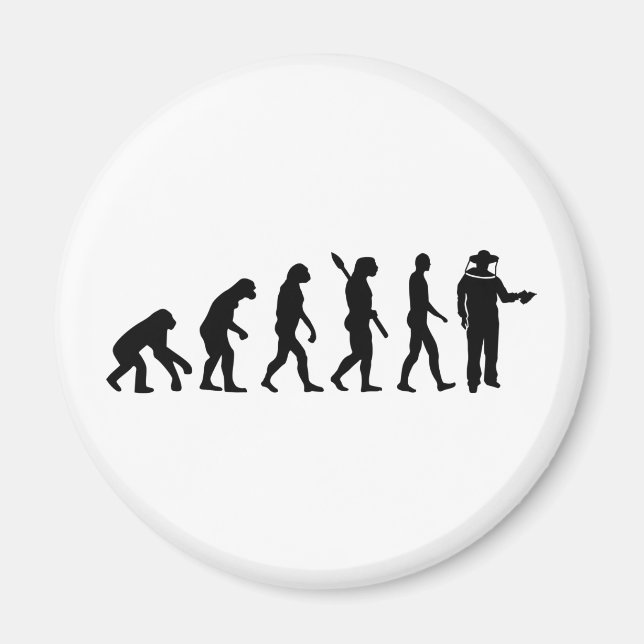 Evolution beekeeper magnet (Front)