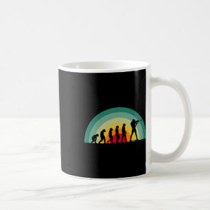 Evolution Biathlon Ski Skiing Shooting Coffee Mug