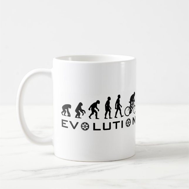 Evolution Bike Coffee Mug (Left)