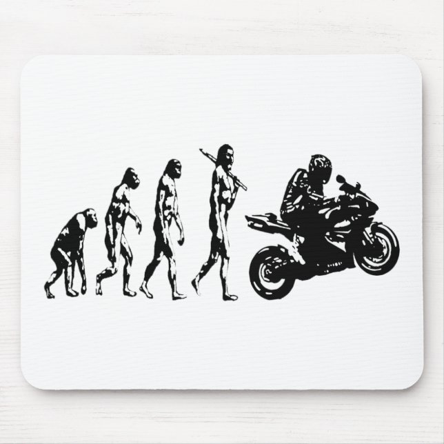 evolution bike mouse pad (Front)